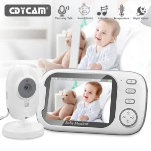 Wireless Video Baby Monitor Monitoring 2 Way Audio Talk Baby Nanny Security Camera
